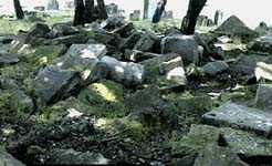 The Jewish cemetery